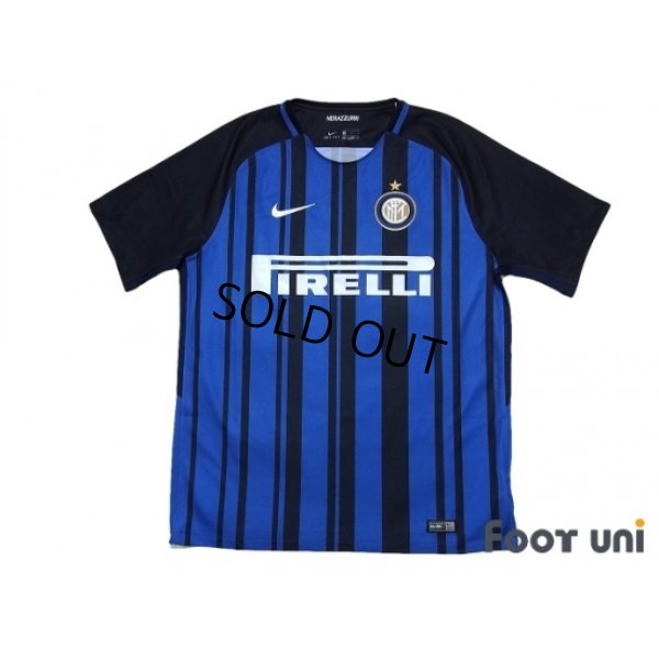 Photo1: Inter Milan 2017-2018 Home Shirt #77 Brozovic