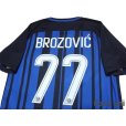 Photo4: Inter Milan 2017-2018 Home Shirt #77 Brozovic