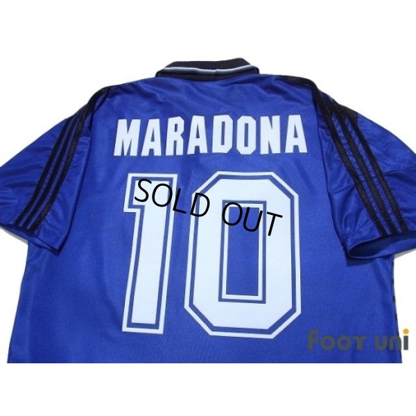 Photo4: Argentina 1994 Away Shirt #10 Maradona