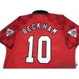 Photo4: Manchester United 1996-1998 Home Shirt #10 Beckham Champions 1995-1996 The F.A. Premier League Patch/Badge