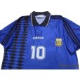 Photo3: Argentina 1994 Away Shirt #10 Maradona (3)