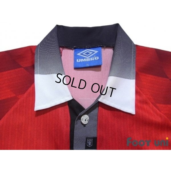 Photo5: Manchester United 1996-1998 Home Shirt #10 Beckham Champions 1995-1996 The F.A. Premier League Patch/Badge