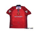 Photo1: Manchester United 1996-1998 Home Shirt #10 Beckham Champions 1995-1996 The F.A. Premier League Patch/Badge (1)