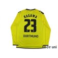 Photo2: Borussia Dortmund 2011-2012 Home Long Sleeve Shirt #23 Kagawa (2)