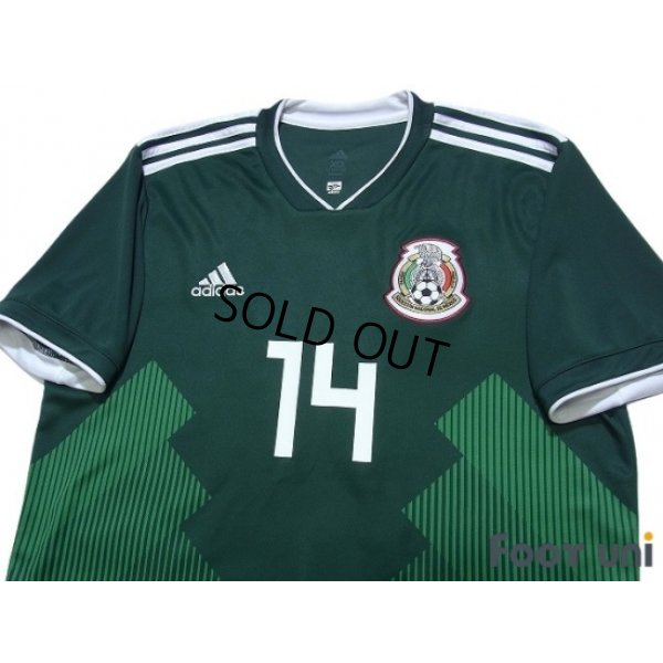 Photo3: Mexico 2018 Home Shirt #14 Javier Hernandez