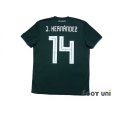 Photo2: Mexico 2018 Home Shirt #14 Javier Hernandez (2)