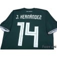 Photo4: Mexico 2018 Home Shirt #14 Javier Hernandez