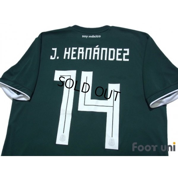 Photo4: Mexico 2018 Home Shirt #14 Javier Hernandez