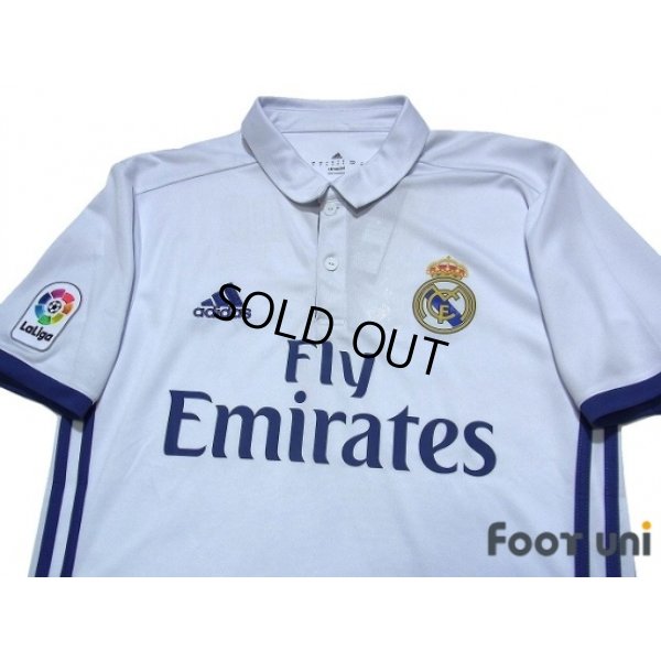 Photo3: Real Madrid 2016-2017 Home Shirt #7 Ronaldo La Liga Patch/Badge w/tags