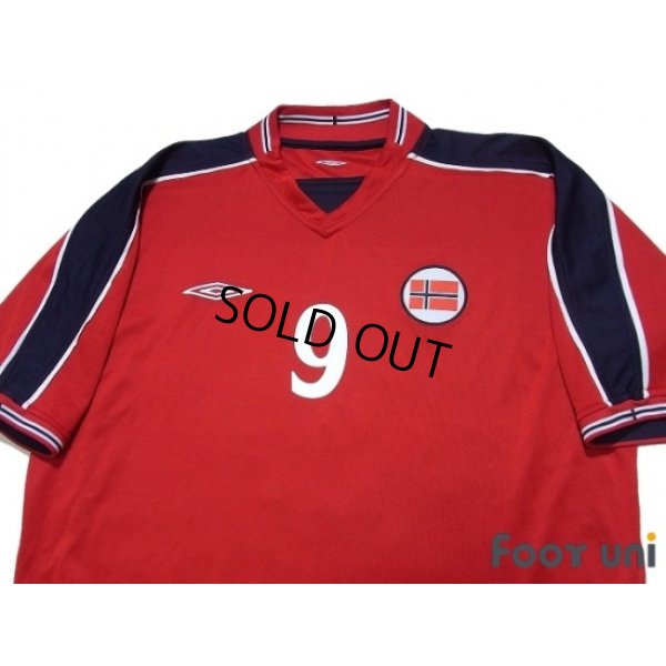Photo3: Norway 2003-2005 Home Shirt #9 Frode Johnsen