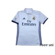 Photo1: Real Madrid 2016-2017 Home Shirt #7 Ronaldo La Liga Patch/Badge w/tags (1)