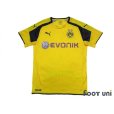 Photo1: Borussia Dortmund 2016-2017 Home Shirt (1)