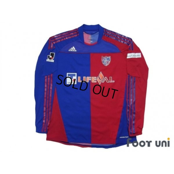 Photo1: F.C. Tokyo 2010-2011 Home Authentic Long Sleeve Shirt