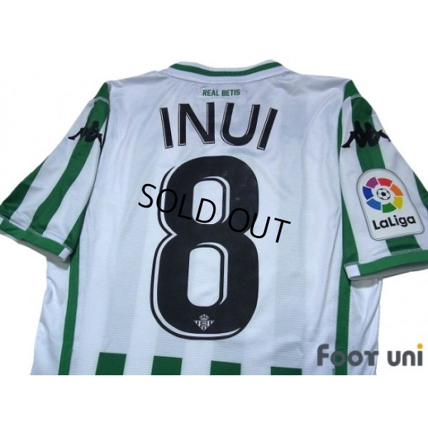 Photo4: Real Betis 2018-2019 Home Shirt #8 Takashi Inui La Liga Patch/Badge w/tags