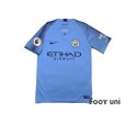 Photo1: Manchester City 2018-2019 Home Shirt #10 Kun Aguero Premier League Patch/Badge (1)