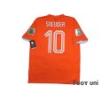 Photo2: Netherlands 2014 Home Shirt #10 Sneijder 2014 FIFA World Cup Brazil Patch/Badge w/tags (2)