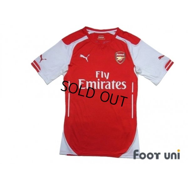 Photo1: Arsenal 2014-2015 Home Authentic Shirt w/tags