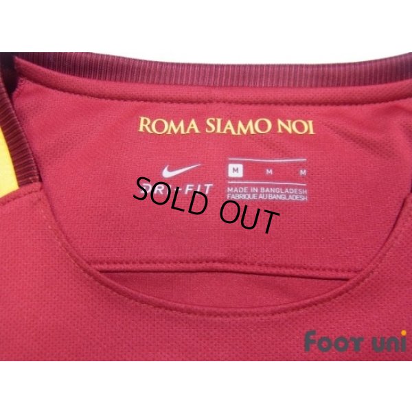 Photo5: AS Roma 2017-2018 Home Shirt #44 Konstantinos Manolas Serie A Tim Patch/Badge