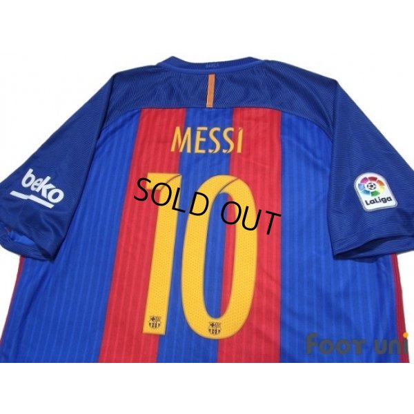 Photo4: FC Barcelona 2016-2017 Home Shirt #10 Messi La Liga Patch/Badge w/tags