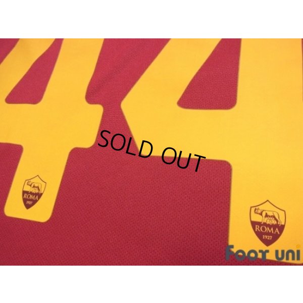 Photo7: AS Roma 2017-2018 Home Shirt #44 Konstantinos Manolas Serie A Tim Patch/Badge