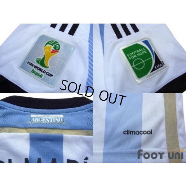 Photo7: Argentina 2014 Home Shirt #7 Di Maria 2014 FIFA World Cup Brazil Patch/Badge w/tags