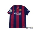 Photo2: FC Barcelona 2014-2015 Home Shirt and Shorts Set #10 Messi LFP Patch/Badge (2)