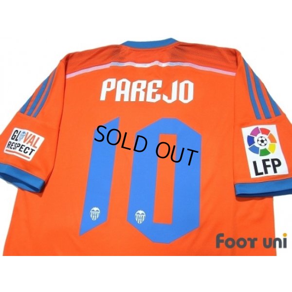 Photo4: Valencia 2014-2015 Away Shirt #10 Daniel Parejo LFP Patch/Badge