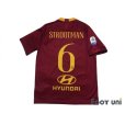 Photo2: AS Roma 2018-2019 Home Shirt #18 Strootman Serie A Tim Patch/Badge (2)