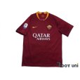 Photo1: AS Roma 2018-2019 Home Shirt #18 Strootman Serie A Tim Patch/Badge (1)