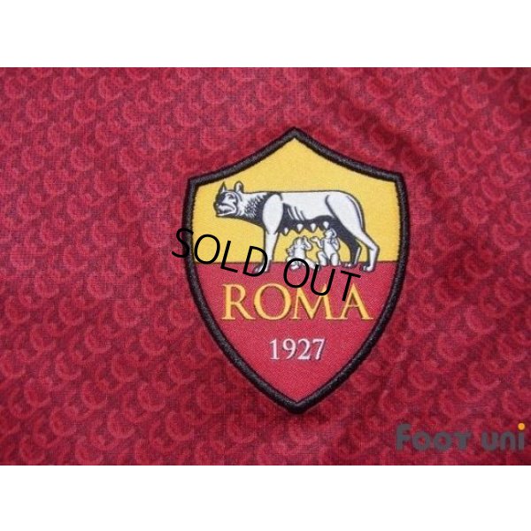 Photo6: AS Roma 2018-2019 Home Shirt #18 Strootman Serie A Tim Patch/Badge