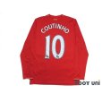 Photo2: Liverpool 2015-2016 Home Long Sleeve Shirt #10 Coutinho (2)