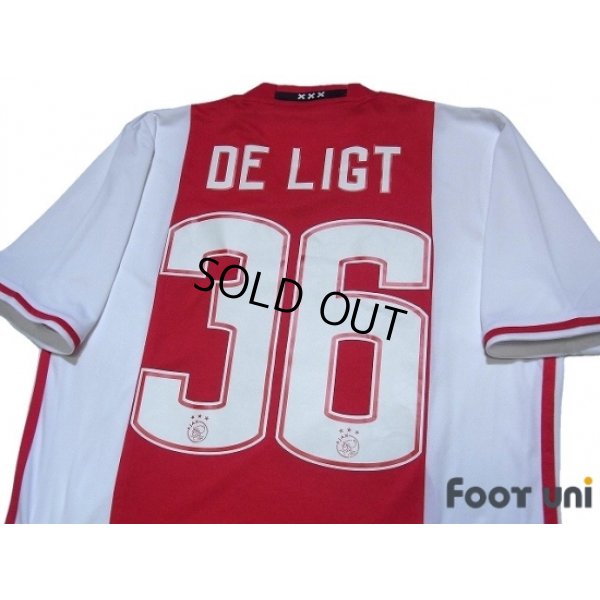 Photo4: Ajax 2016-2017 Home Shirt #36 De Ligt