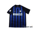 Photo1: Inter Milan 2018-2019 Home Shirt #2 Sime Vrsaljko Serie A Tim Patch/Badge (1)