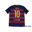 Photo2: FC Barcelona 2015-2016 Home Shirts and shorts Set #10 Messi  w/tags (2)