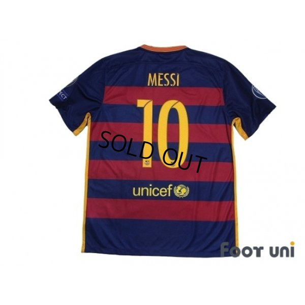 Photo2: FC Barcelona 2015-2016 Home Shirts and shorts Set #10 Messi  w/tags