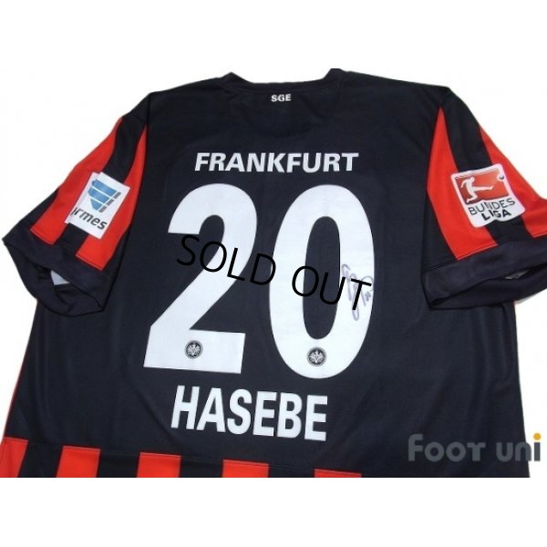 Photo4: Eintracht Frankfurt 2014-2015 Home Shirt #20 Hasebe w/tags