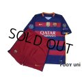 FC Barcelona 2015-2016 Home Shirts and shorts Set #10 Messi  w/tags
