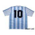 Photo2: Argentina 1991-1992 Home Shirt #10 (2)