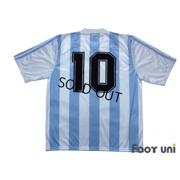 Photo2: Argentina 1991-1992 Home Shirt #10