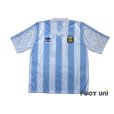 Photo1: Argentina 1991-1992 Home Shirt #10 (1)