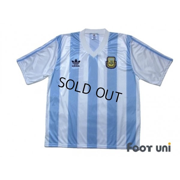 Photo1: Argentina 1991-1992 Home Shirt #10