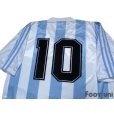 Photo4: Argentina 1991-1992 Home Shirt #10 (4)