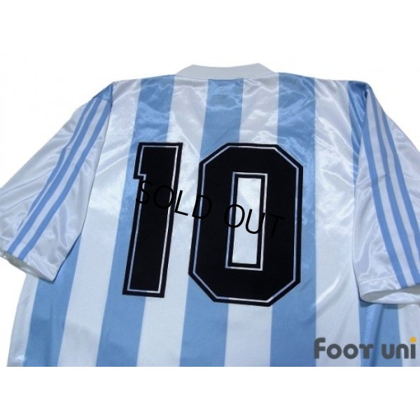 Photo4: Argentina 1991-1992 Home Shirt #10