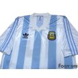 Photo3: Argentina 1991-1992 Home Shirt #10 (3)