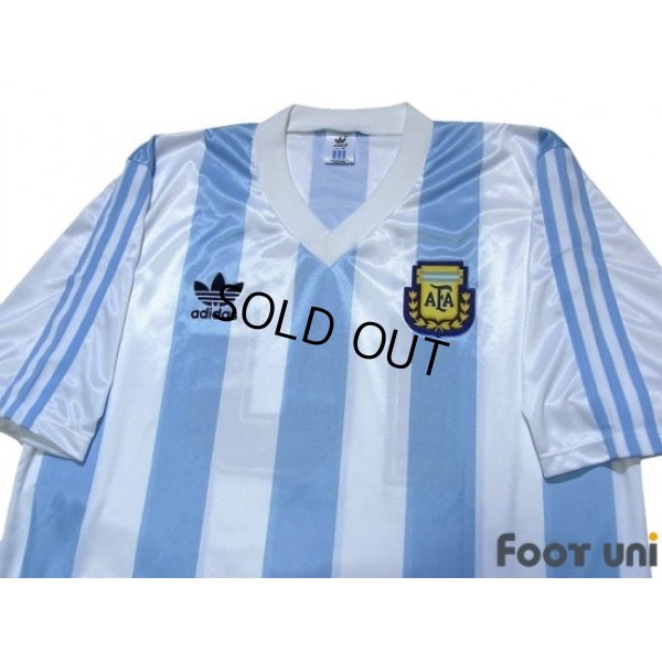 Photo3: Argentina 1991-1992 Home Shirt #10