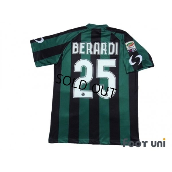 Photo2: Sassuolo 2014-2015 Home Shirt #25 Berardi Serie A Tim Patch/Badge w/tags