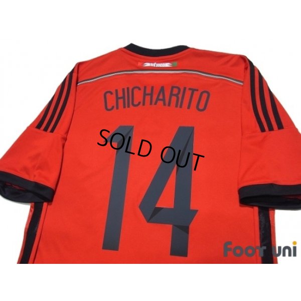 Photo4: Mexico 2014 Away Shirt #14 Chicharito