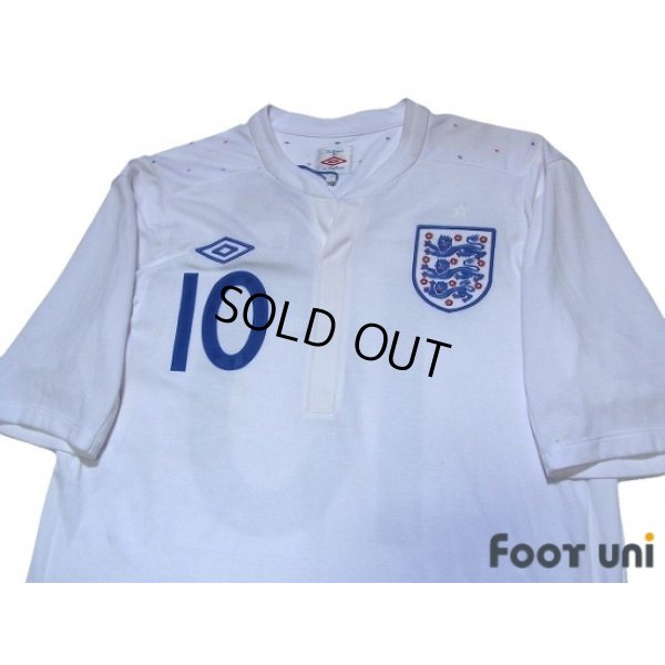 Photo3: England 2011 Home Shirt #10 Rooney w/tags