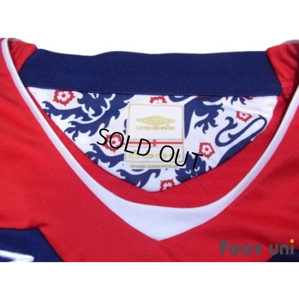 Photo5: England 2008 Away Long Sleeve Shirt #10 Gerrard