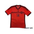 Photo1: Mexico 2014 Away Shirt #14 Chicharito (1)